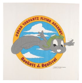 A Rocky the Flying Squirrel T-Shirt Transfer.
