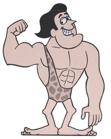 A George of the Jungle Wooden Display.