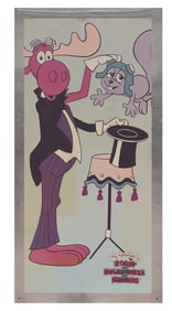 A Rocky and Bullwinkle Display Sign.