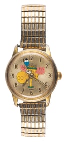 A Bullwinkle “The Chief" Watch with Metal Band.
