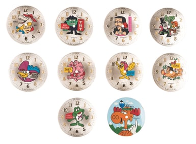 A Jay Ward Character Automatic Watch Face Collection.