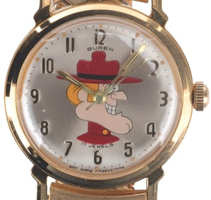 A Dudley Do-Right Watch by Hamilton-Buren.