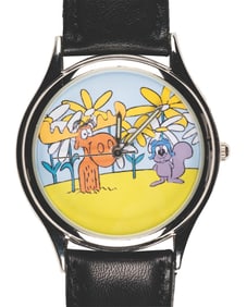 A “Rocky and Bullwinkle" Flower Watch.