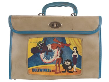 A Rocky and Bullwinkle Bookbag.