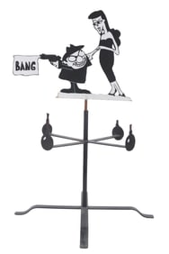 A Boris and Natasha Weather Vane.