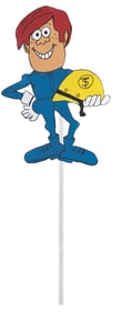 A Tom Slick Lawn Decoration.