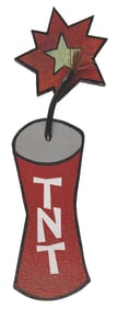 A Cartoon Dynamite Wall Decoration.