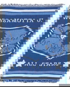 A Wossamotta U. All Stars Blanket.