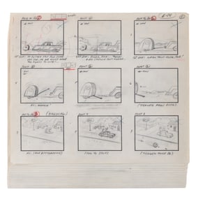 A Complete Pixie and Dixie and Mr. Jinks Storyboard.