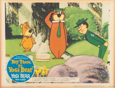 A "Hey There it's Yogi Bear" Lobby Card.