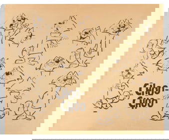 A “Top Cat" Choo-Choo Model Sheet.