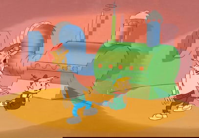 A George and Elroy Jetson Production Cel.