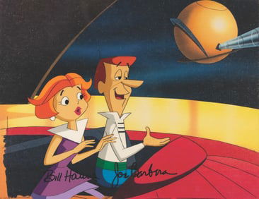 A “Jetsons: The Movie" Production Cel Signed by Hanna-Barbera.