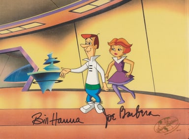 A Hanna-Barbera Signed “Jetsons: The Movie" Production Cel.