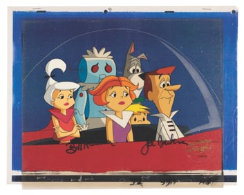 A Hanna-Barbera Signed “Jetsons: The Movie" Production Cel.