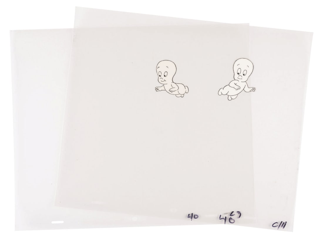 A Pair of Casper the Ghost Production Cels. (1 of 5)