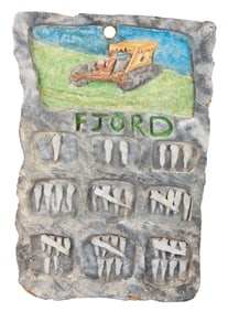 A “Flintstones" Fjord Calendar Prop.