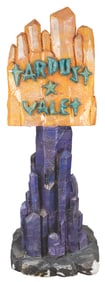 A Large "Flintstones" Tardust Valet Sign.