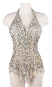 A “Viva Rock Vegas" Showgirl Dress and Headpiece.