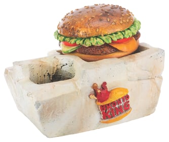 Bronto King Burger and To-Go Container "Flintstones" Props.