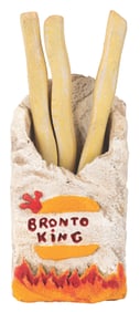 “Flintstones" Prop Bronto King Fries in Holder.