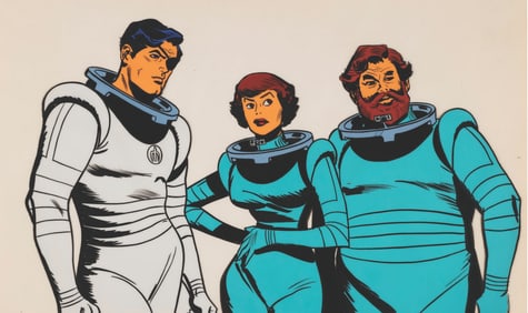 A “Space Angel" Production Cel.