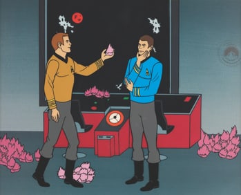 A “Star Trek: The Animated Series" Limited Edition Sericel.