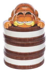 A Garfield Ice Cream Sandwich Cookie Jar.