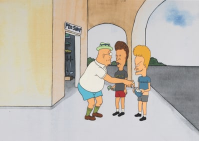 A “Beavis and Butt-Head" Cel.