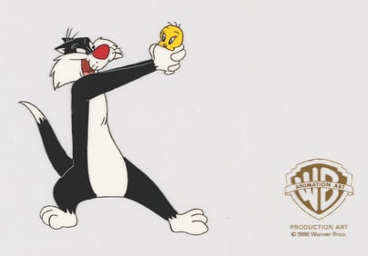 A "The Sylvester & Tweety Mysteries" Production Cel.