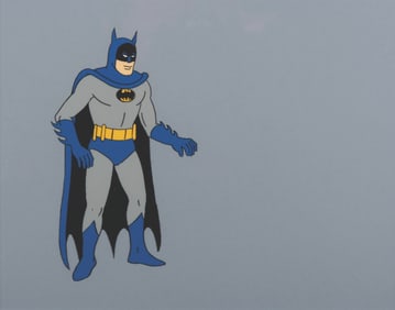 A "Super Friends" Batman Production Cel.