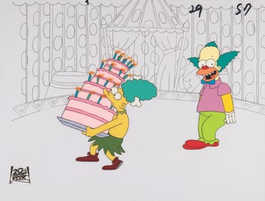 A “The Simpsons" Krusty and Sideshow Mel Cel.