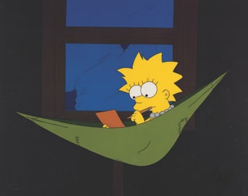 A Lisa Simpson “Kamp Krusty" Production Cel.