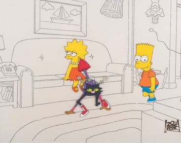 A Simpsons “Treehouse of Horror II" Production Cel.