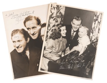 Signed Photos of the Ritz Brothers and Spike Jones.
