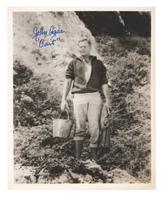 A Pair of Signed John Agar Promotional Photos.