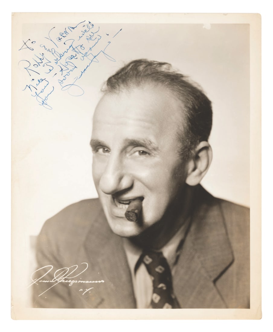 A Signed Photo of Jimmy Durante. (1 of 1)