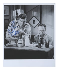 An Andy Griffith Signed Photo.