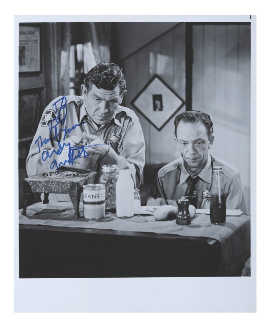 An Andy Griffith Signed Photo. (1 of 2)