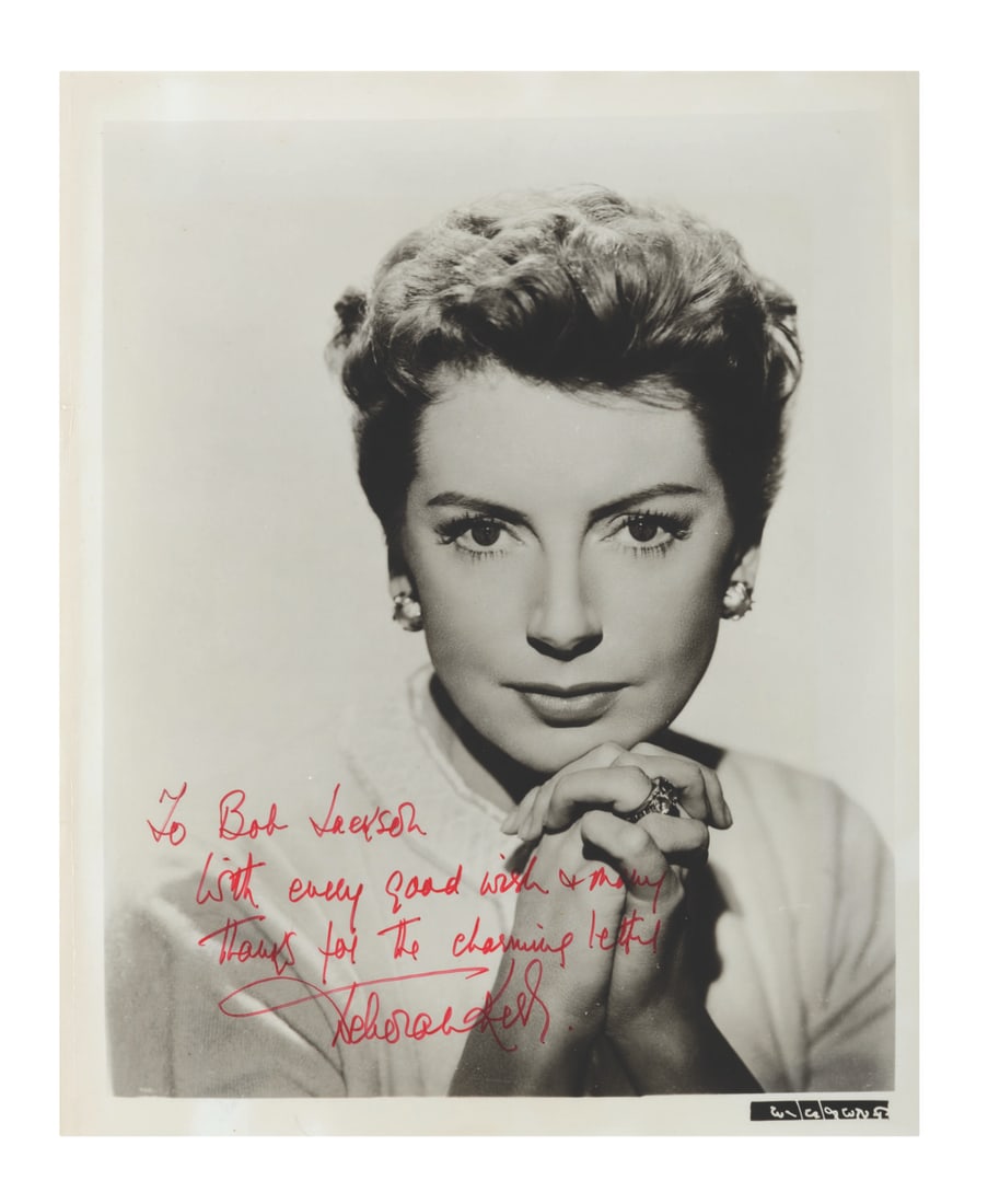 A Deborah Kerr Signed Photo. (1 of 2)