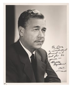 A Signed Photo of Philanthropist Buddy Fogelson.
