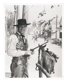 A Signed Photo of Hugh O'Brien as Wyatt Earp.