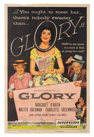 A "Glory" Signed One-Sheet Poster.