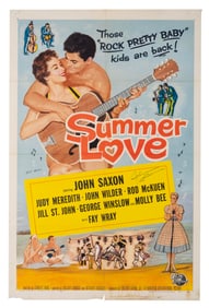 A "Summer Love" Signed One-Sheet Poster.
