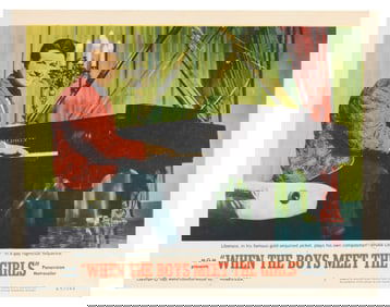 A "When the Boys Meet the Girls" Lobby Card.