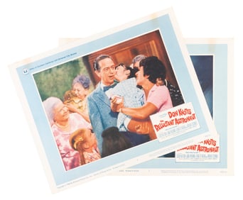 Two "The Reluctant Astronaut" Don Knotts Lobby Cards.