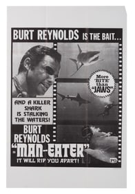 A "Man-Eater" One-Sheet Poster.