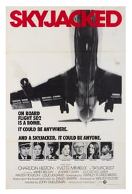 A "Skyjacked" One-Sheet Poster.