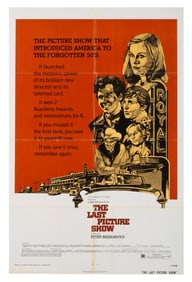 A "The Last Picture Show" Re-Release One-Sheet Poster.