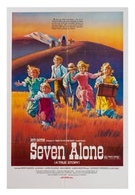 A "Seven Alone" One-Sheet Poster.